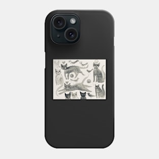 Birds and Cats Phone Case