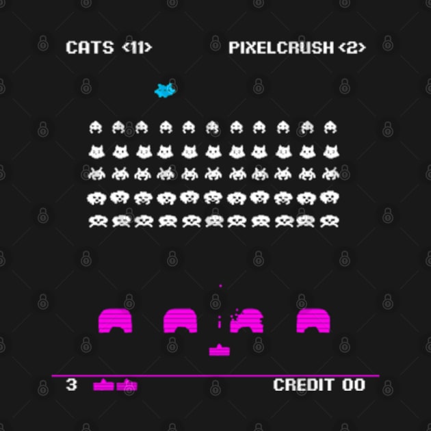 CAT INVADERS by pixelcrush