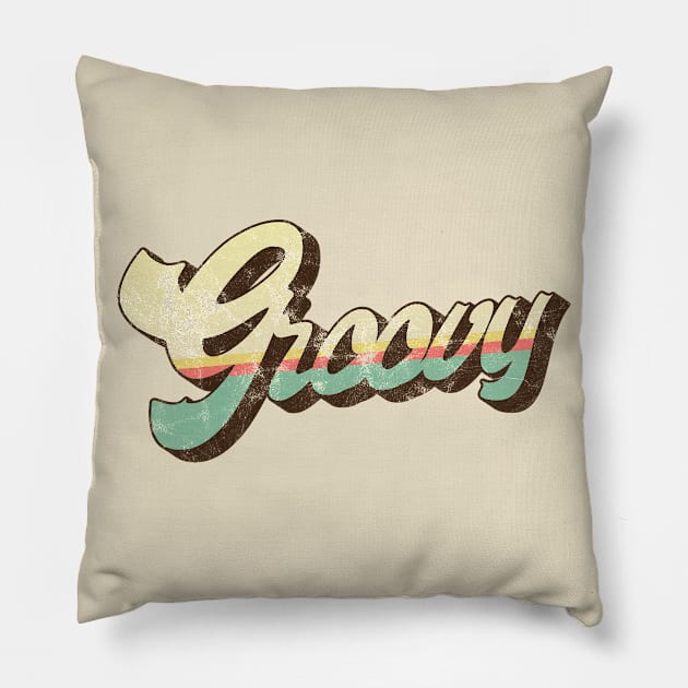 Groovy Pillow by IDesignTShirtsBro