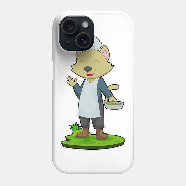 Cat Chef Pan Phone Case by Markus Schnabel