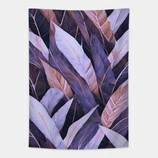 Abstract leaves pattern Tapestry