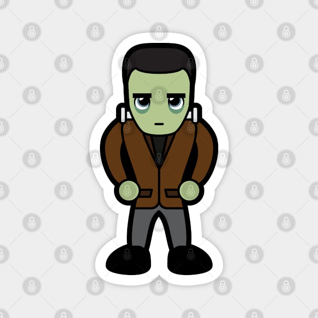 Frankenstein's monster Tooniefied Magnet by Tooniefied