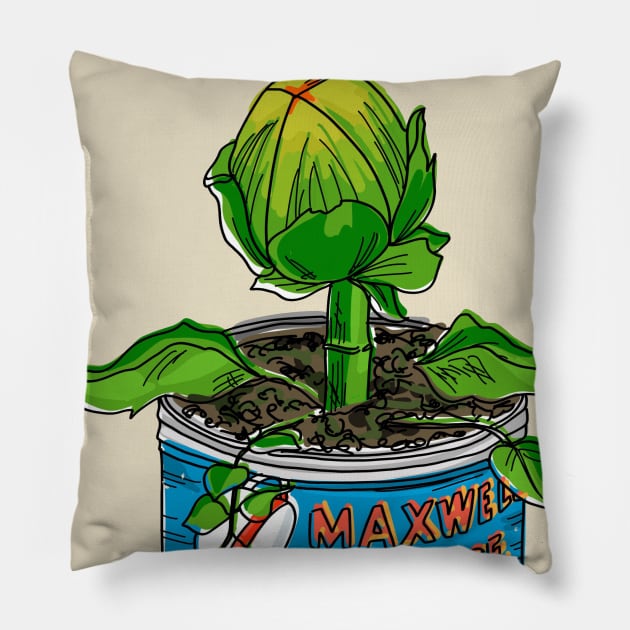 Audrey Little Shop of Horrors Pillow by Peggy Dean