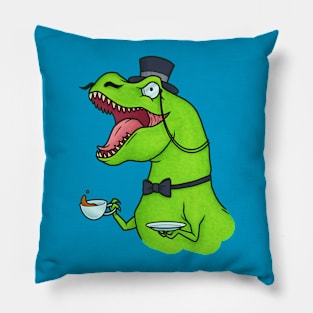 Tea Rex Pillow