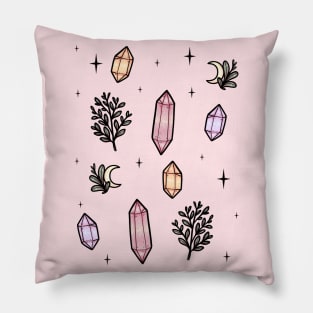 crystal magic [light] Pillow