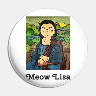 Meow Lisa Pin