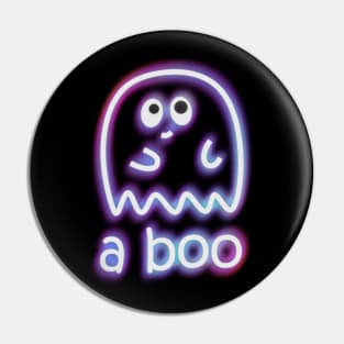 A Boo Ghost Dark Design Pin