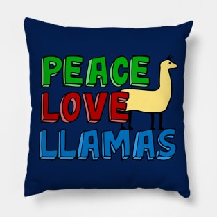 Peace Love Llama Pillow