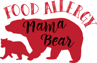 Food Allergy Mama Bear Awareness Magnet