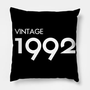 Vintage 1992 Gift 28th Birthday Party Pillow