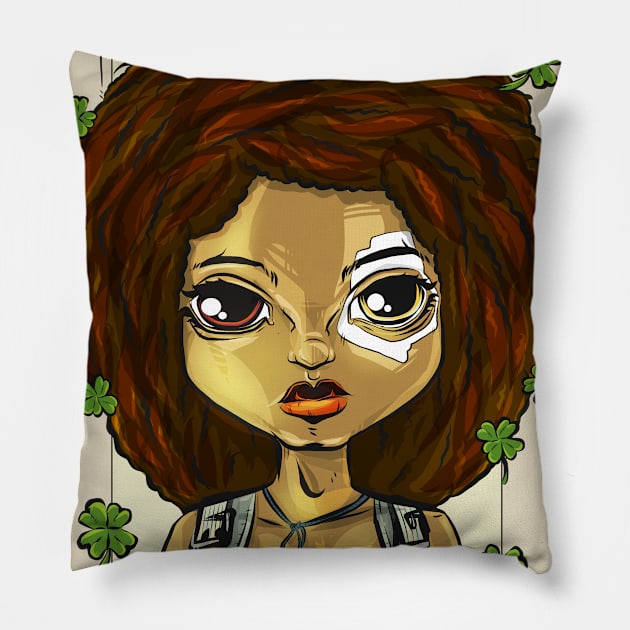 Pop Culture Caricature #1 - Domino Pillow by yazgar