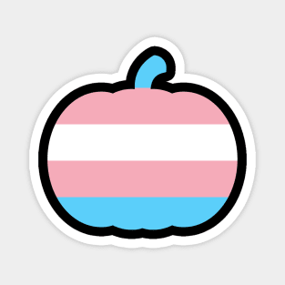 Halloween Pumpkin LGBT Flag Transgender PRIDE Magnet