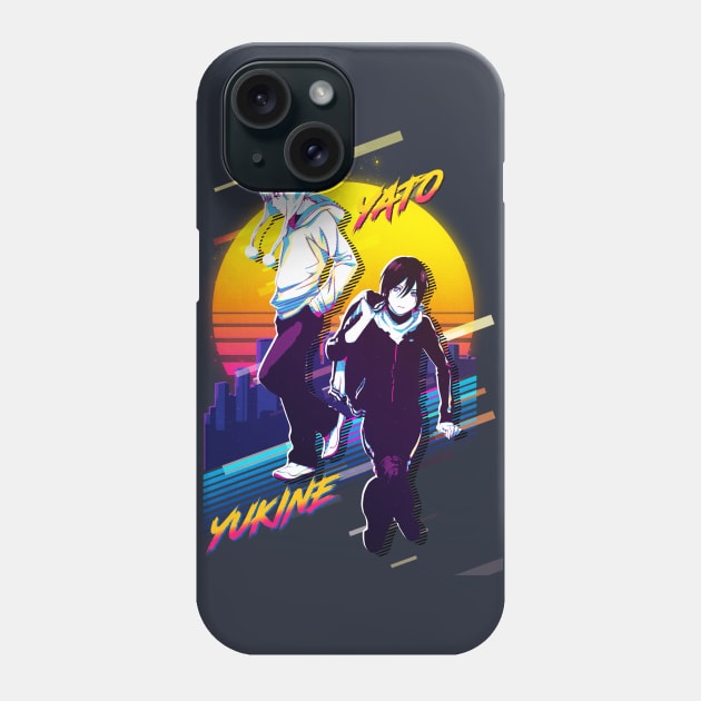 Noragami - Yukine and Yato Phone Case by 80sRetro