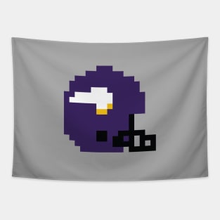 8 Bit Minnesota Vikings Helmet Tapestry