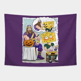 Minnesota Vikings Fans - Kings of the North vs Wedgeheads Tapestry