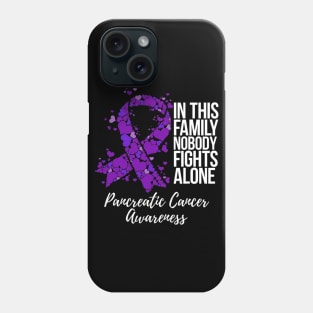 Family Support Pancreatic Cancer Awareness Phone Case