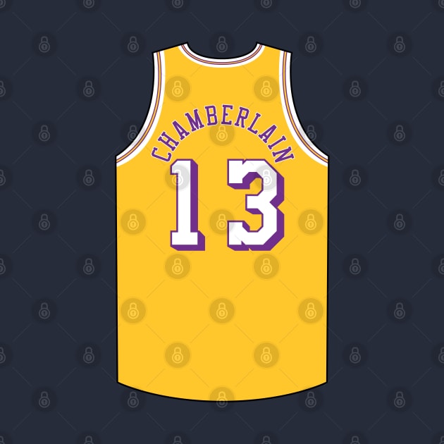 Wilt Chamberlain Los Angeles Jersey Qiangy by qiangdade