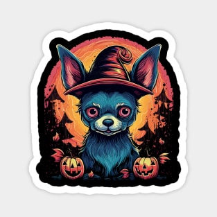 Chihuahua Halloween Magnet