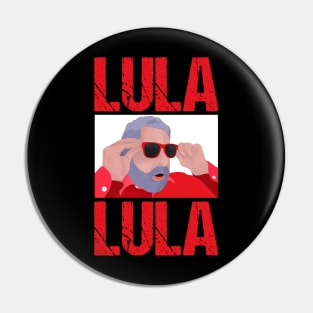 Funny Lula Meme with Sunglasses Pin