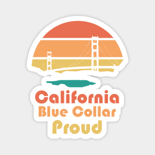 California Blue Collar Proud Magnet