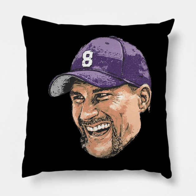 Kirk Cousins Minnesota Mustache Pillow by ClarityMacaws