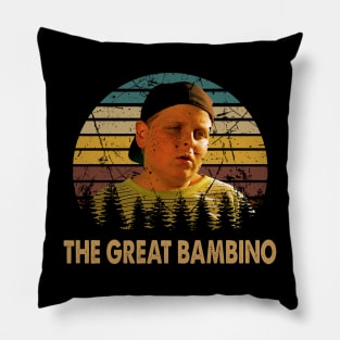 The Great Hambino The Sandlot Baseball Legend Tribute T-Shirt Pillow