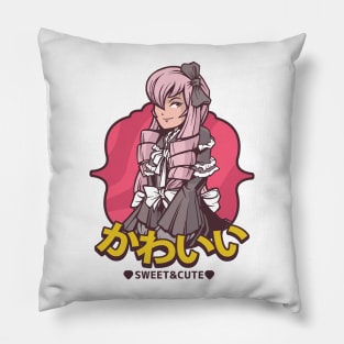 CUTE LOLITA GIRL Pillow