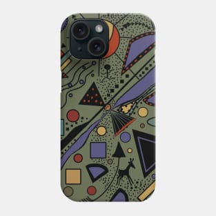 African Memphis Geometric life Phone Case