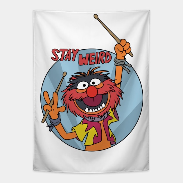 Muppets Animal Tapestry by valentinahramov