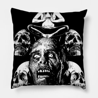 Zombies Skull Area Pillow