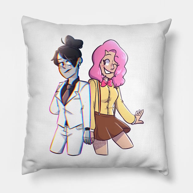 Fem! Darkstache Pillow by PuppyRelp