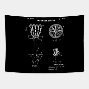 Disc Golf Basket 1988 Patent, Frisbee Golf Tapestry