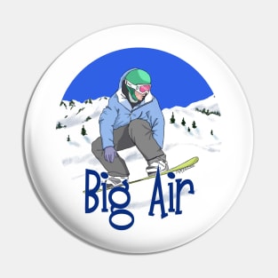 Big Air, Snowboarding Pin
