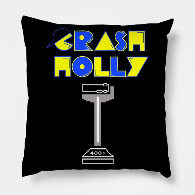 "Pac-Man" Crash Holly HARDCORE CHAMPION Pillow by jennesis