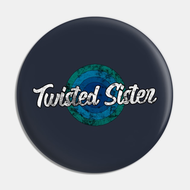 Vintage Twisted Sister Pin by Win 100