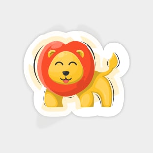 Cute Lion Magnet