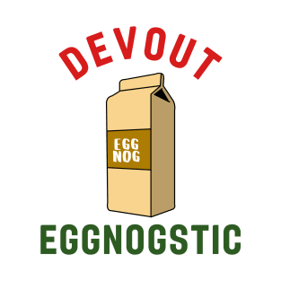 Devout Eggnogstic Funny Christmas Drink T-Shirt