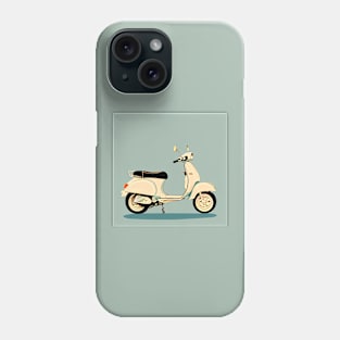 90s nostalgia Timeless Elegance Vintage Scooter Drawing Phone Case