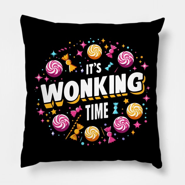 it's wonking time! Pillow by rysiupol