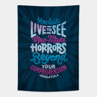 Man Made Horrors Tapestry