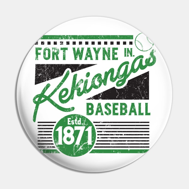 Fort Wayne Kekiongas Pin by MindsparkCreative