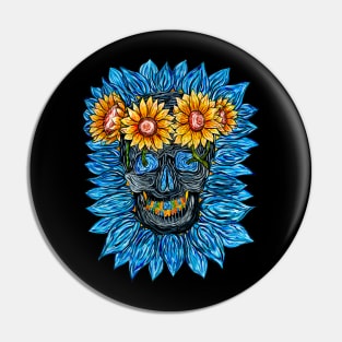 A Post-Impressionist skelleton Pin