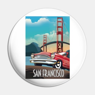 San Francisco Golden Sunset Pin