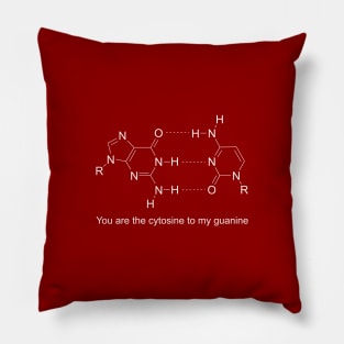 You are the cytosine to my guanine Pillow