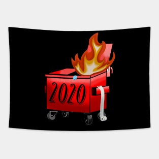 year 2020 DUMPSTER FIRE Tapestry