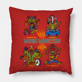 Music monsters Pillow