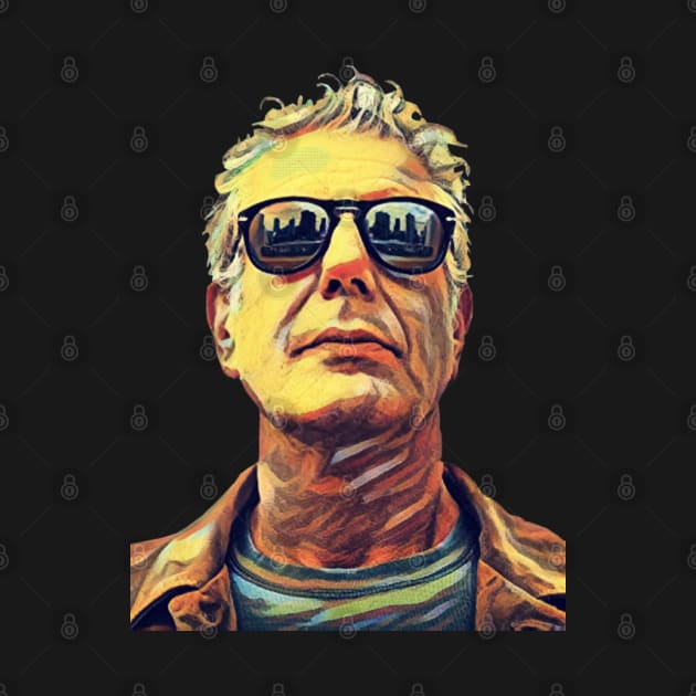 Anthony Bourdain by joelsnug