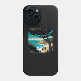 Tree by the sea Phone Case