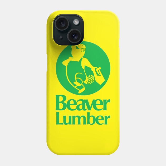 Beaver Lumber Phone Case by FahlDesigns