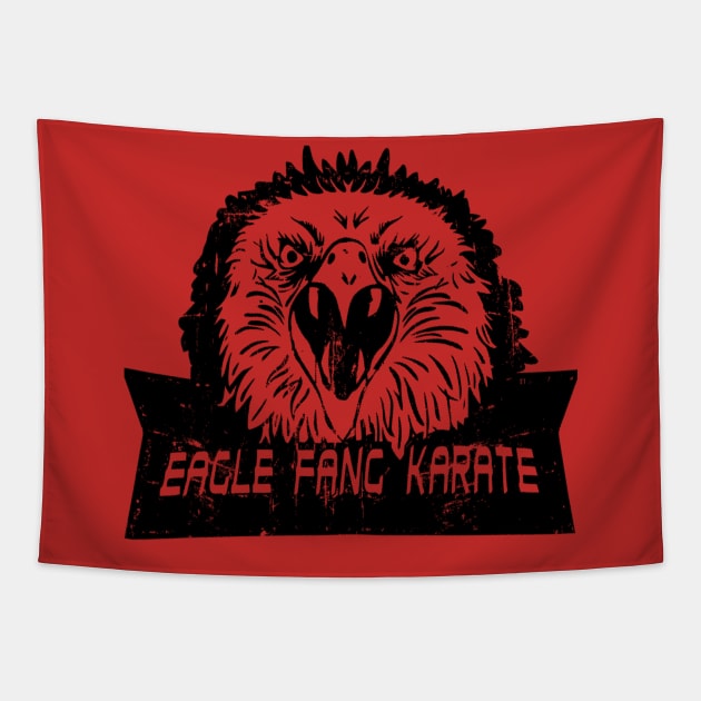 Vintage Eagle Fang Karate Tapestry by Dotty42